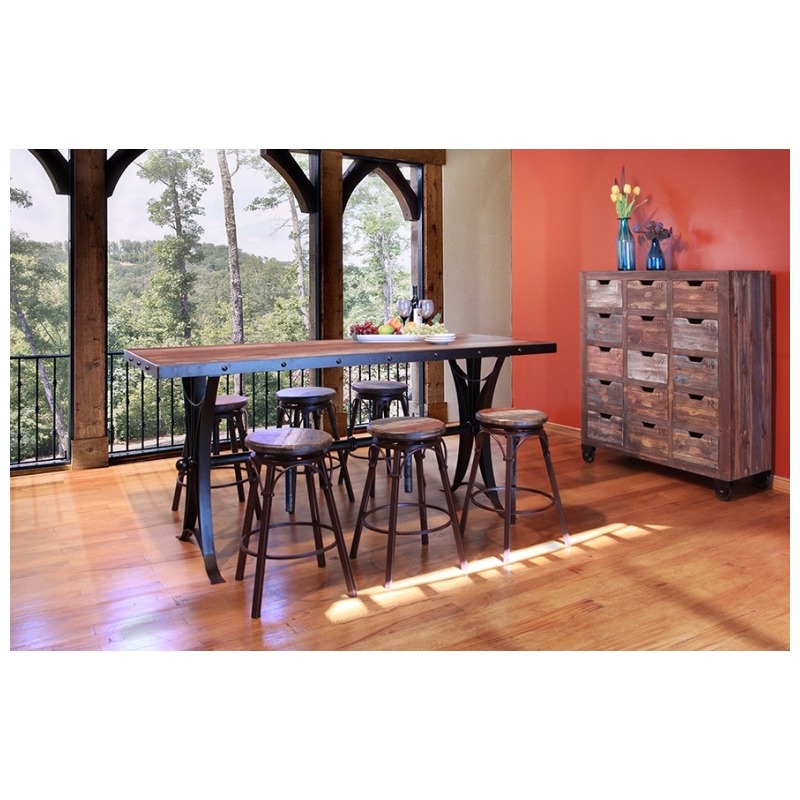 Antique Counter Height Table By International Furniture Direct