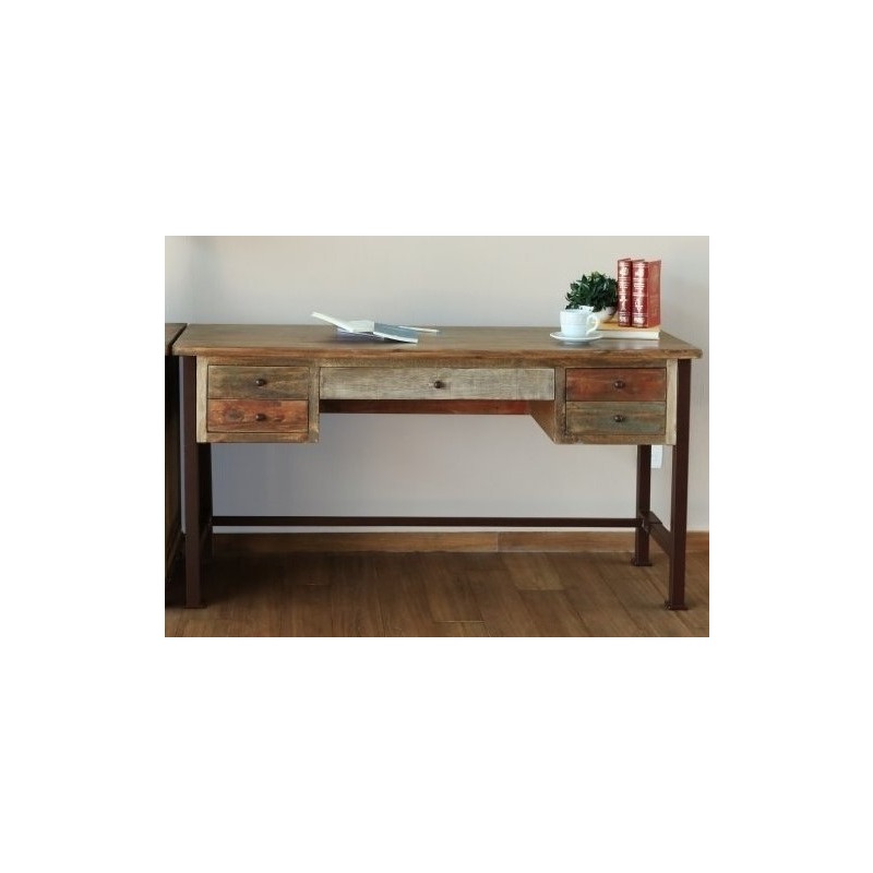 Writing Desk, Reclaimed Wood finish by Artisan Home IFD967DESK