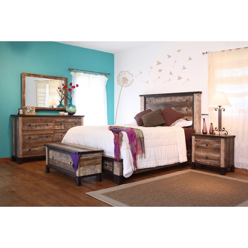 Antique Multi-Color Dresser