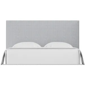 Choices Navy Stripe Amelia Upholstered Headboard - King