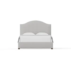 Choices Grey Stripe Emily Upholstered Headboard - King