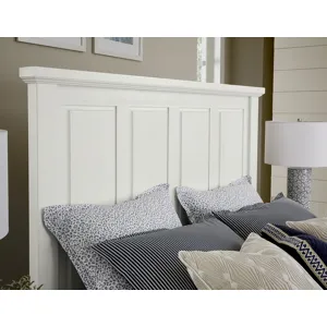 Maple Road-Two Tone Cal King Mansion Bed With Low Profile Footboard