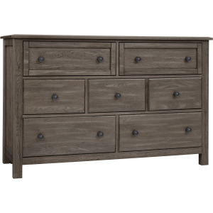 Custom Express-Driftwood Grey Dresser 7 Drawer