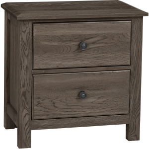 Custom Express-Driftwood Grey Night Stand 2 Drawer