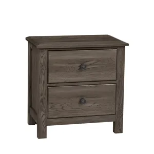 Custom Express-Driftwood Grey Night Stand 2 Drawer