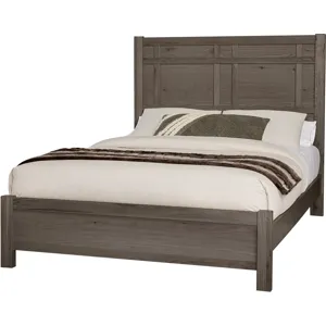Custom Express-Driftwood Grey Architectural Bed - Queen