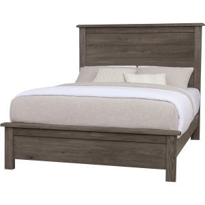 Custom Express-Driftwood Grey Farmhouse Bed - Queen