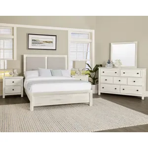 Custom Express-Weathered White Dresser 7 Drawer