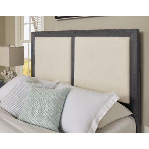 Custom Express-Graphite Upholstered Headboard - King