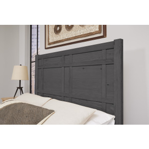 Custom Express-Graphite Architectural Headboard - Queen