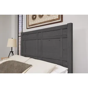 Custom Express-Graphite Architectural Bed - California King