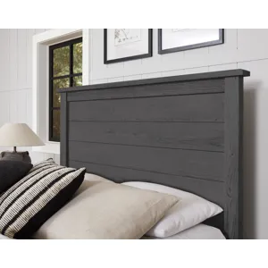 Custom Express-Graphite Farmhouse Headboard - King