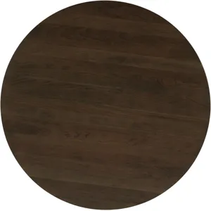 Crafted Cherry Dining-Dark 48 Inch Round Table W Metal Base