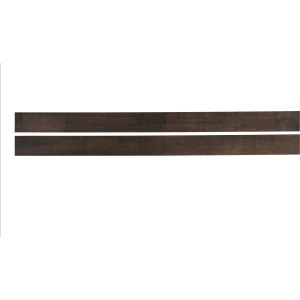 Crafted Cherry-Dark Wood Rails - King