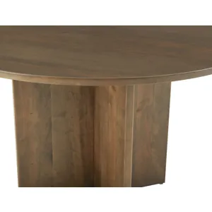 Crafted Cherry Dining-Medium 48 Inch Round Table W Wood Base