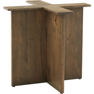Crafted Cherry Dining-Medium Wooden Pedestal For 60" Top