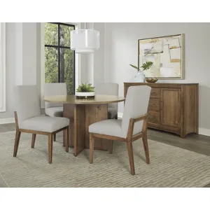 Crafted Cherry Dining-Medium 48 Inch Round Table W Wood Base