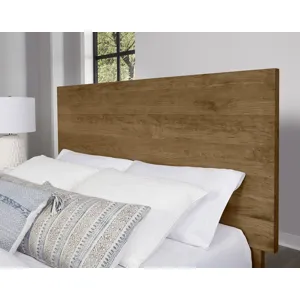 Crafted Cherry-Medium Ben's Plank Headboard - Queen
