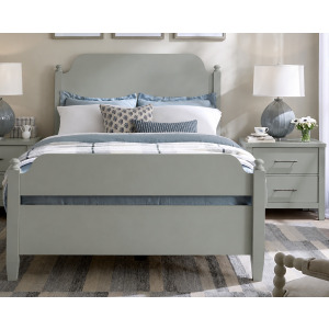 Pure Maple-Sage Poster Bed - Queen