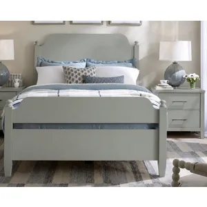 Pure Maple-Sage Poster Bed - Queen