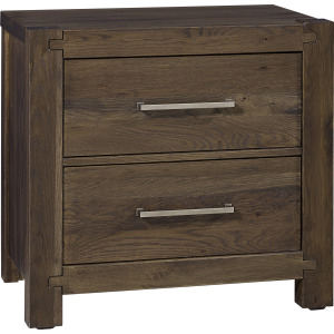 Joinery-Espresso Oak Night Stand 2 Drawer
