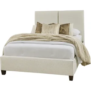 Joinery-Espresso Oak Labradoodle Upholstered Headboard - King