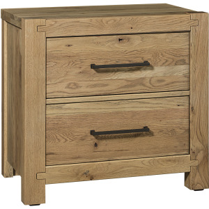 Joinery-Natural Oak Night Stand 2 Drawer