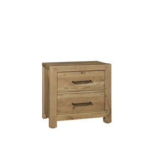 Joinery-Natural Oak Night Stand 2 Drawer