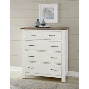 Maple Road-Two Tone Chest - 5 Drwr