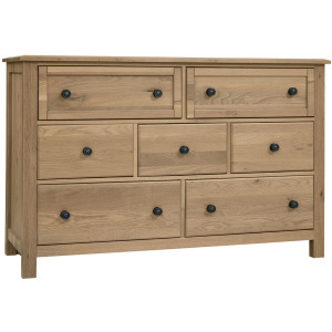Custom Express-Clear Oak 7 Drawer Dresser