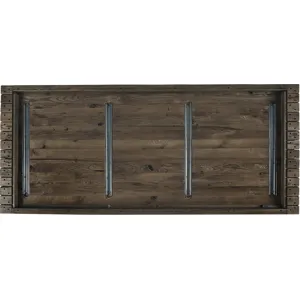 Dovetail Dining-Aged Grey Dovetail Table Top 96 1/2"