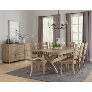 Dovetail Dining-Bleached White Dovetail Base For 602 Top