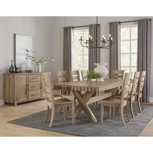 Dovetail Dining-Bleached White Dovetail Base For 602 Top