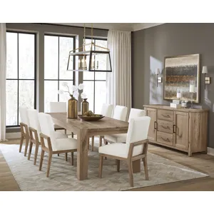 Dovetail Dining-Bleached White Gathering 76" Dining Table