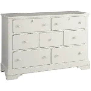 Scotsman 7 Drawer Dresser -Cream