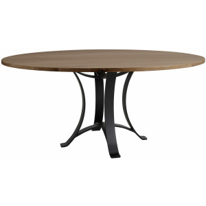 Dovetail Dining-Natural Round Table Top 60" W 1" Top