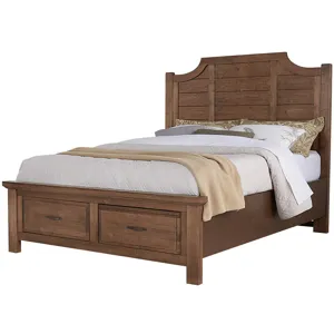 Maple Road-Antique Amish Scalloped Headboard