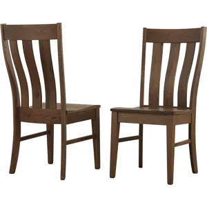 Dovetail-Natural Vertical Slat Chair