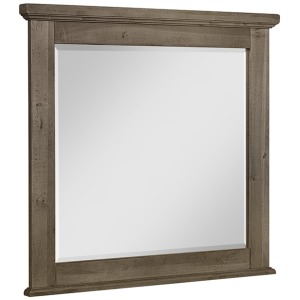 Cool Rustic Landscape Mirror - Stone Grey