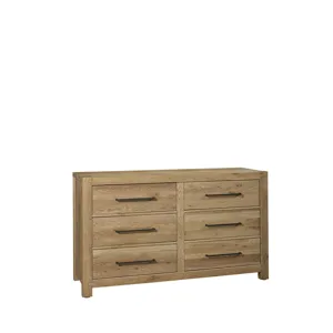Joinery-Natural Oak Dresser - 6 Drawer