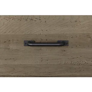 Cool Rustic Nightstand - Stone Grey