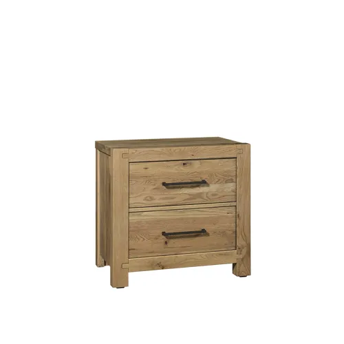 Joinery-Natural Oak Night Stand 2 Drawer