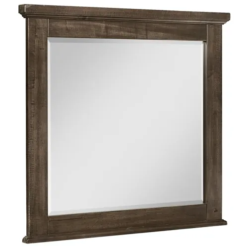Cool Rustic Landscape Mirror - Mink