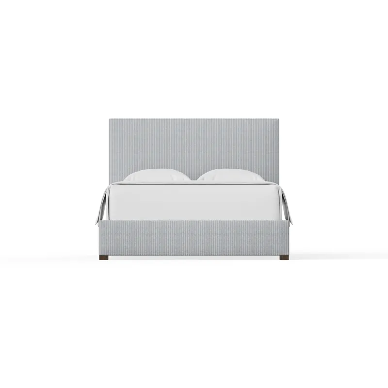 Choices Navy Stripe Amelia Upholstered Headboard - King