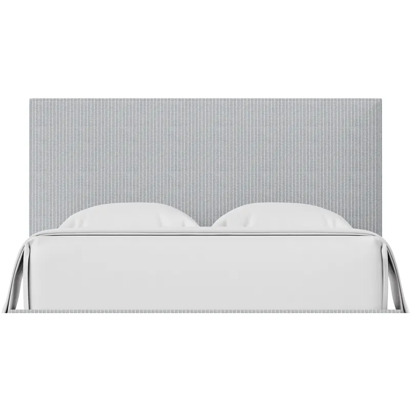 Choices Navy Stripe Amelia Upholstered Headboard - King