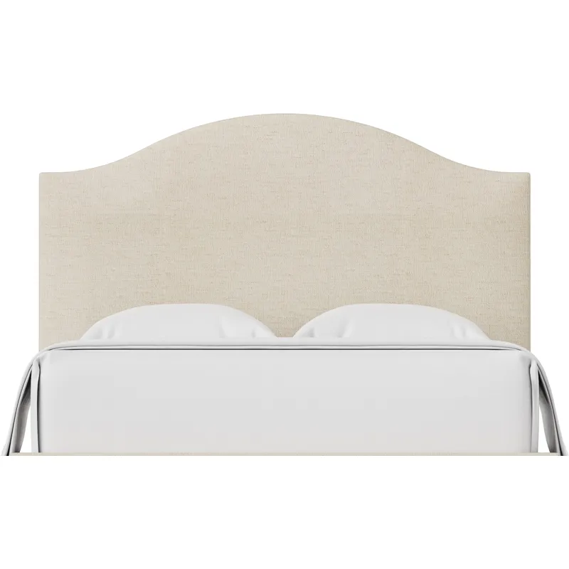 Choices Ivory Cream Emily Upholstered Headboard - Queen