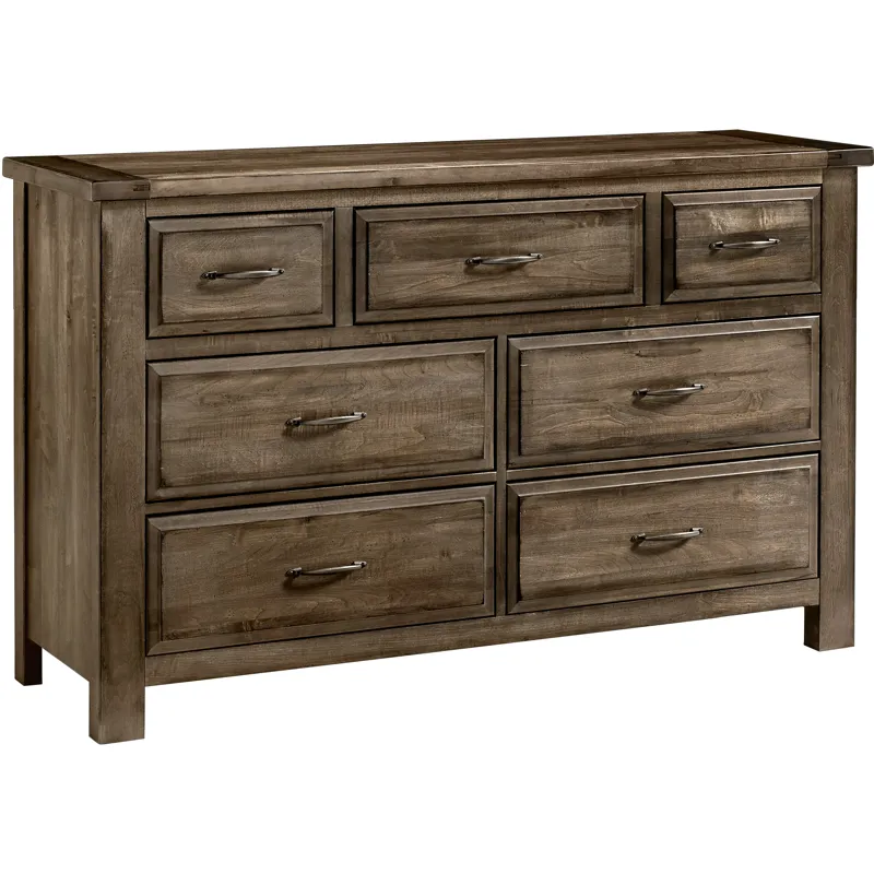 Maple Road-Maple Syrup Triple Dresser - 7 Drawer