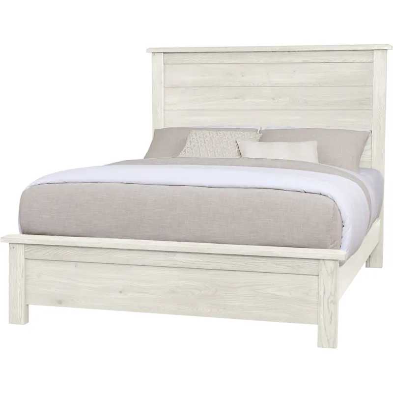 Custom Express-Weathered White Farmhouse Headboard - King