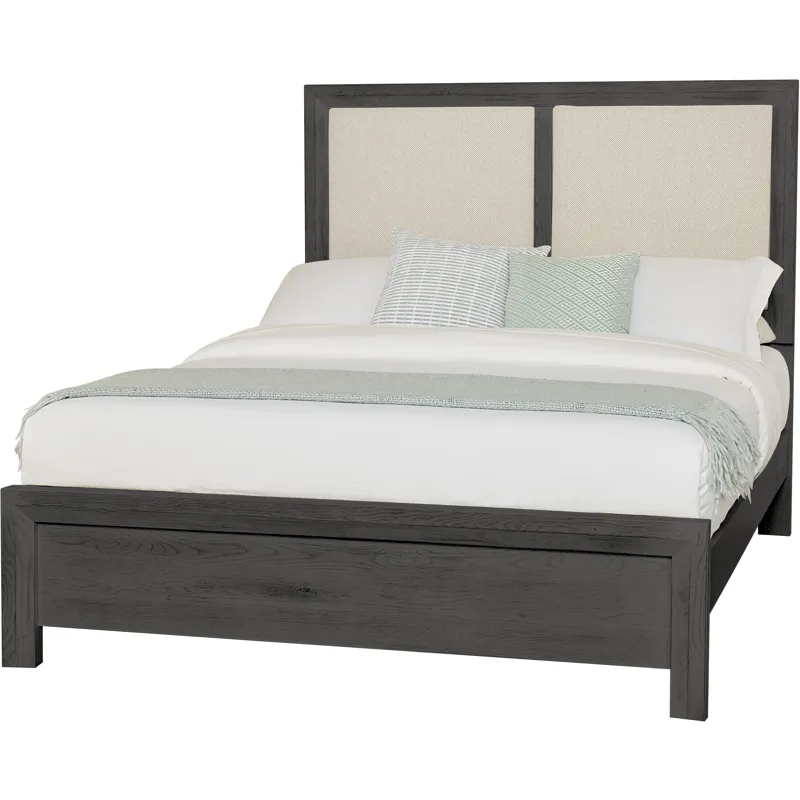 Custom Express-Graphite Upholstered Headboard - King