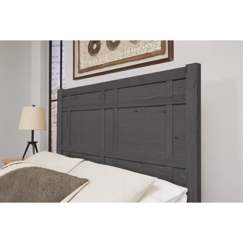 Custom Express-Graphite Architectural Bed - California King